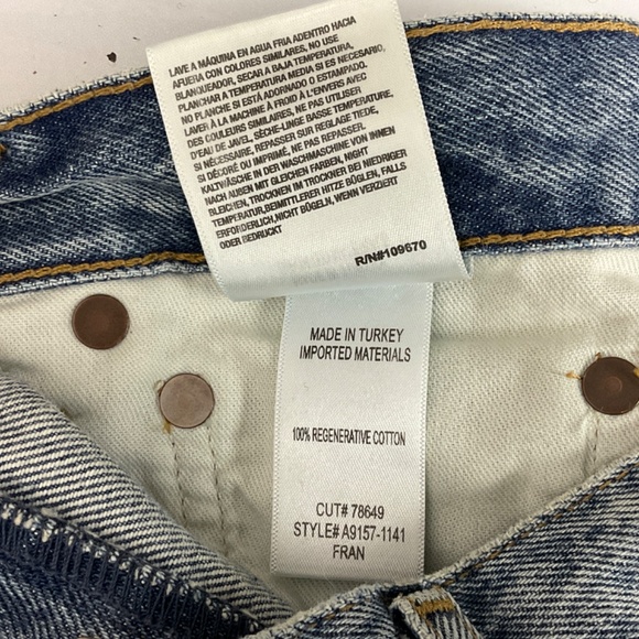 AGOLDE Fran Low Slung Straight Jeans - Picture 9 of 10